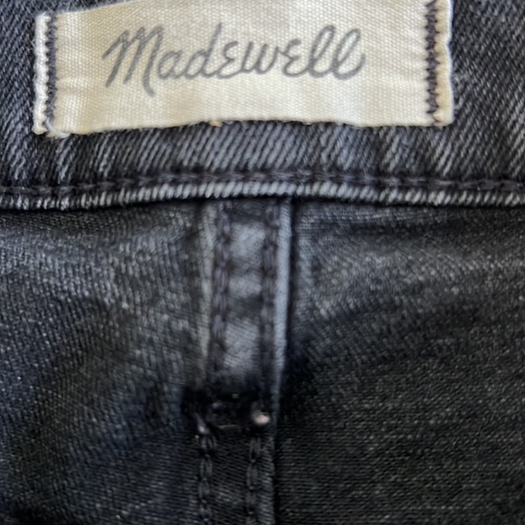 Madewell Black High Rise Denim Shorts - Picture 3 of 6